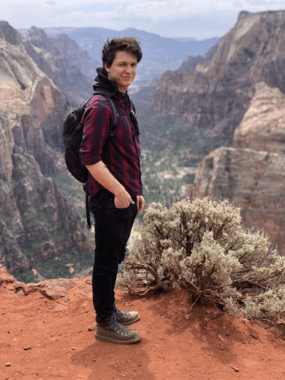 Taking in a view in Southern Utah.